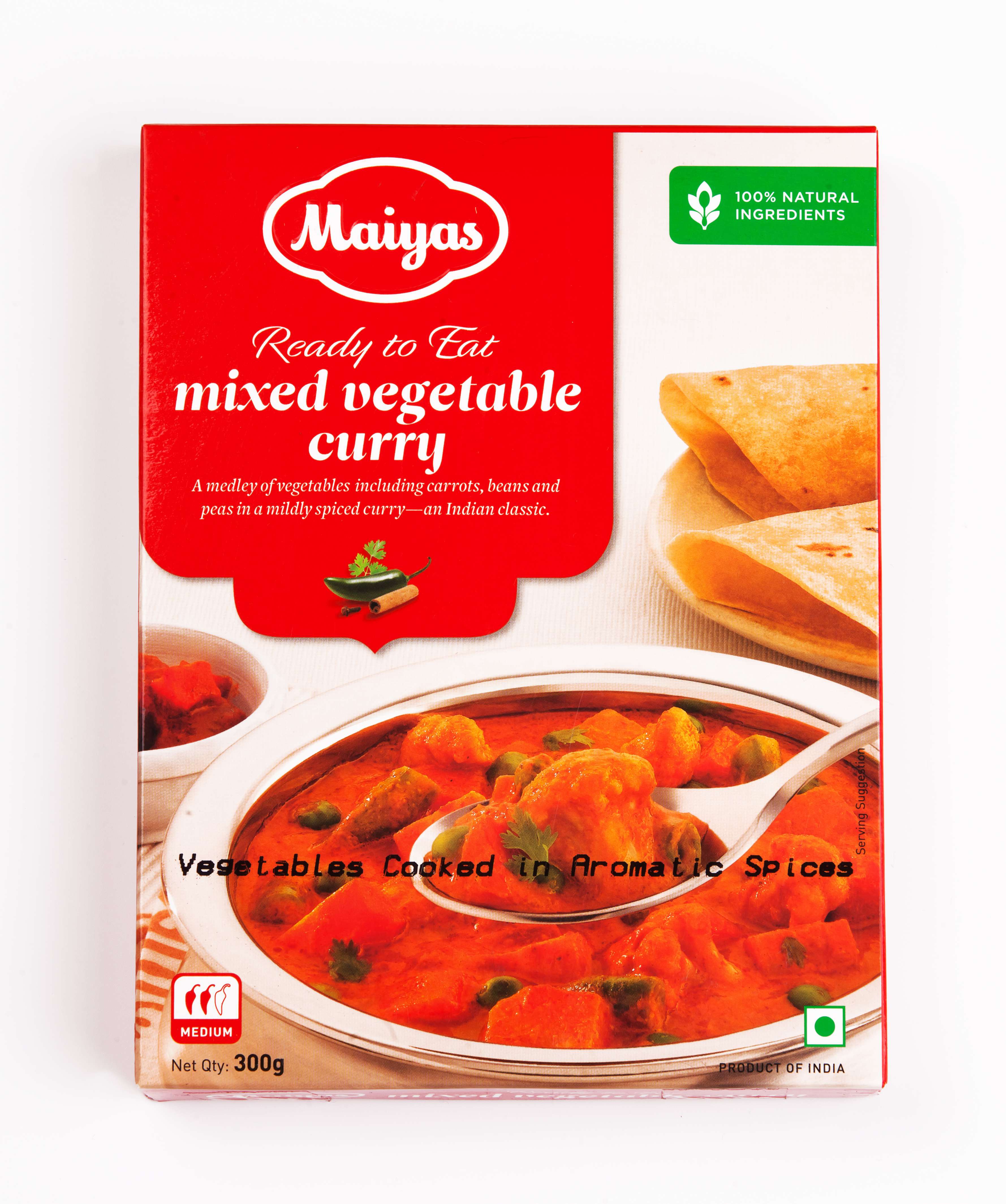 MIXED VEGETABLE CURRY 300g/ВЕГЕТАРИАНСКОЕ КАРРИ 300 г