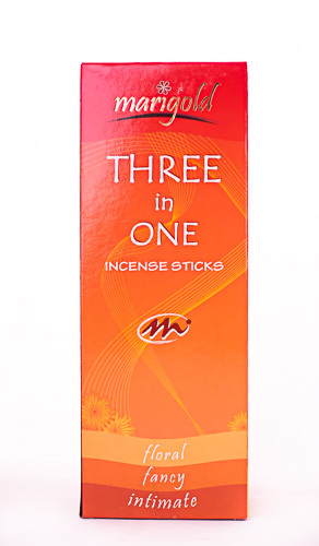 Благовония угольные  3 в1 15гр /Marigold - Black Incense Sticks - 3 in1 15GM